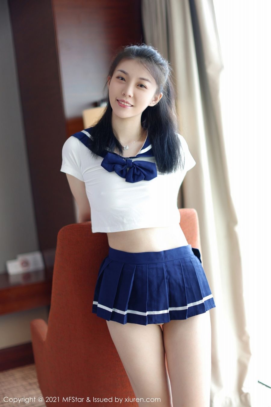 新人模特一颗甜蛋黄a - JK制服系列性感写真