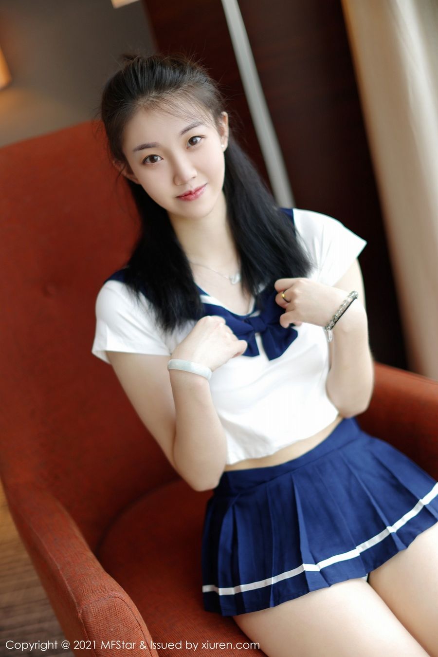 新人模特一颗甜蛋黄a - JK制服系列性感写真