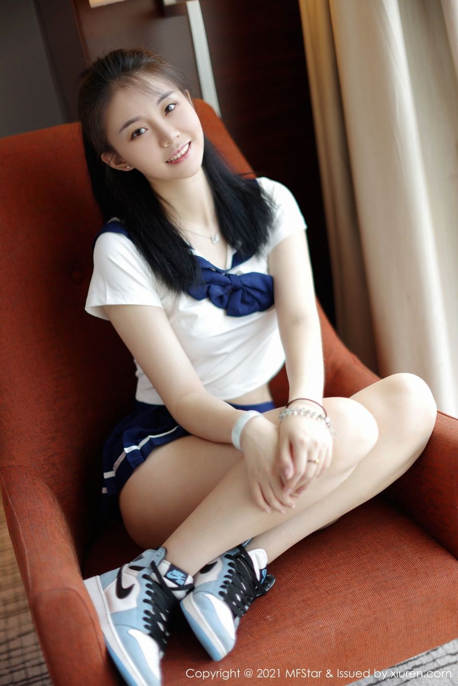 新人模特一颗甜蛋黄a - JK制服系列性感写真
