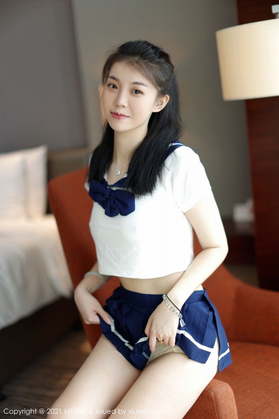 新人模特一颗甜蛋黄a - JK制服系列性感写真