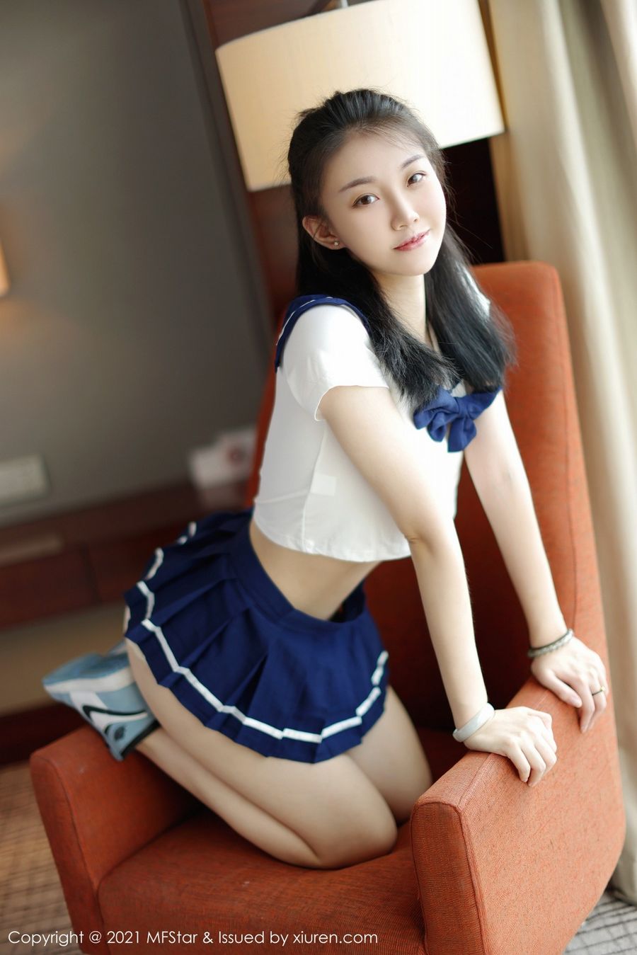 新人模特一颗甜蛋黄a - JK制服系列性感写真