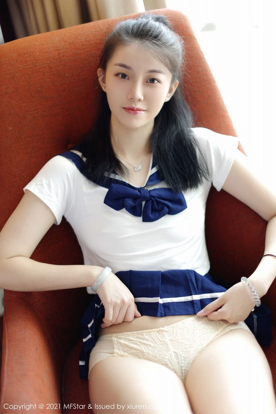 新人模特一颗甜蛋黄a - JK制服系列性感写真