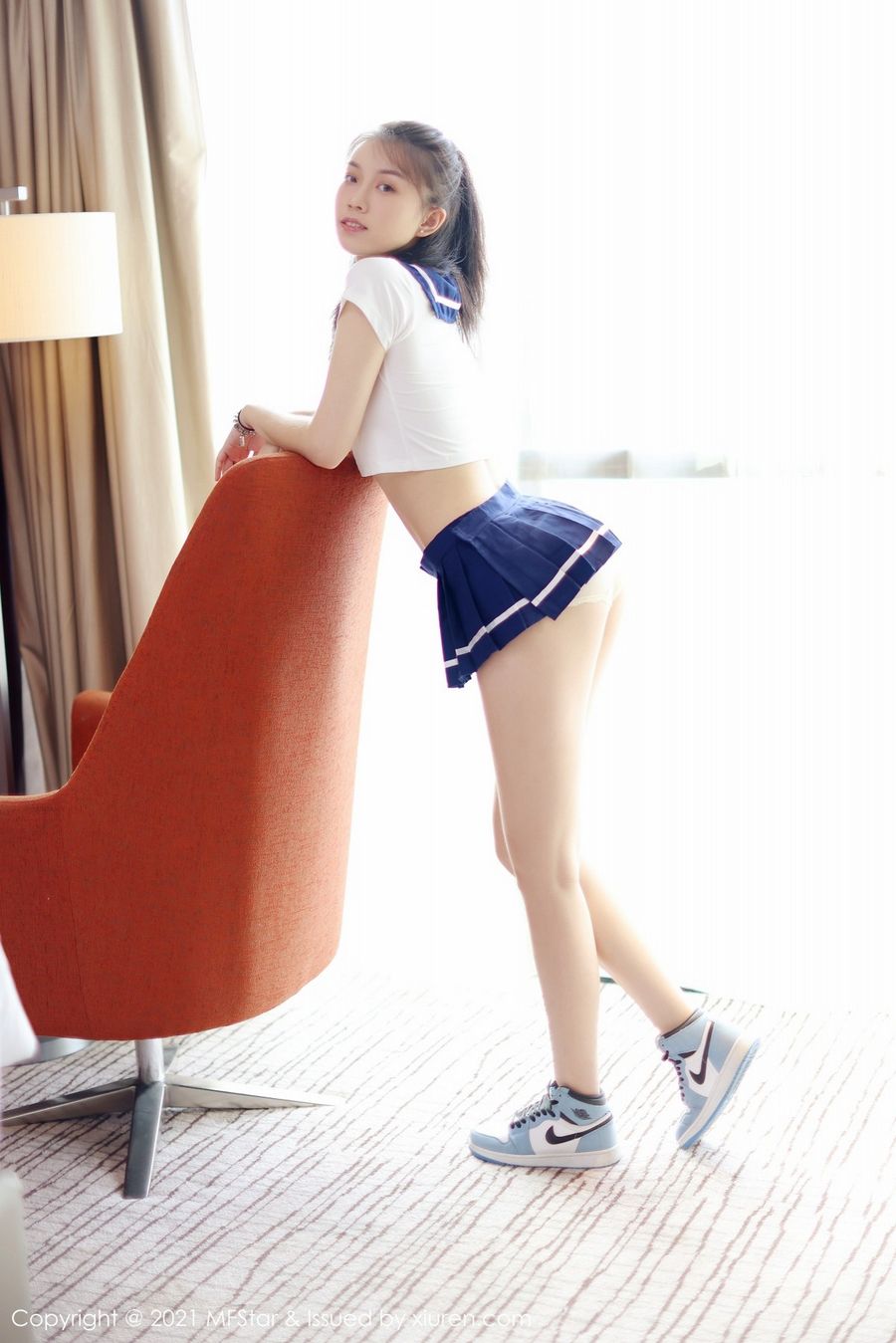 新人模特一颗甜蛋黄a - JK制服系列性感写真