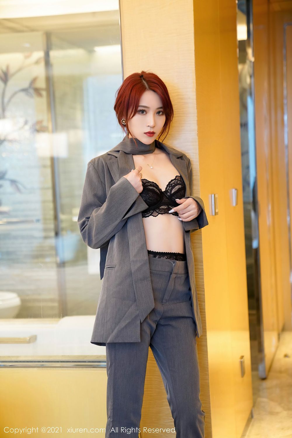 美女模特周慕汐baby - 职场职业OL制服系列性感写真