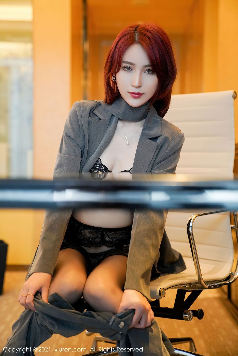 美女模特周慕汐baby - 职场职业OL制服系列性感写真