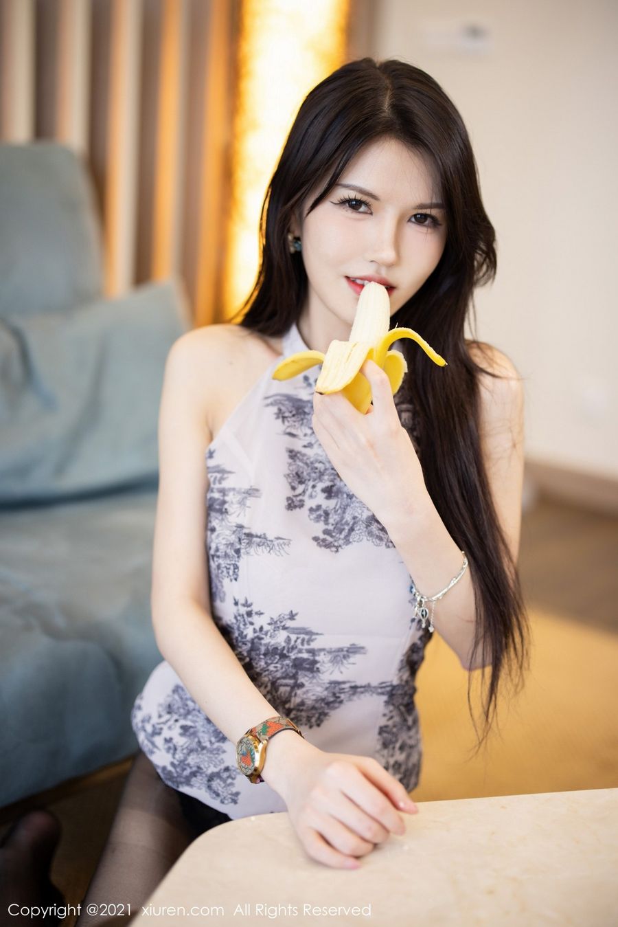 新人模特媛媛酱belle - 韵味旗袍+黑丝系列杭州旅拍