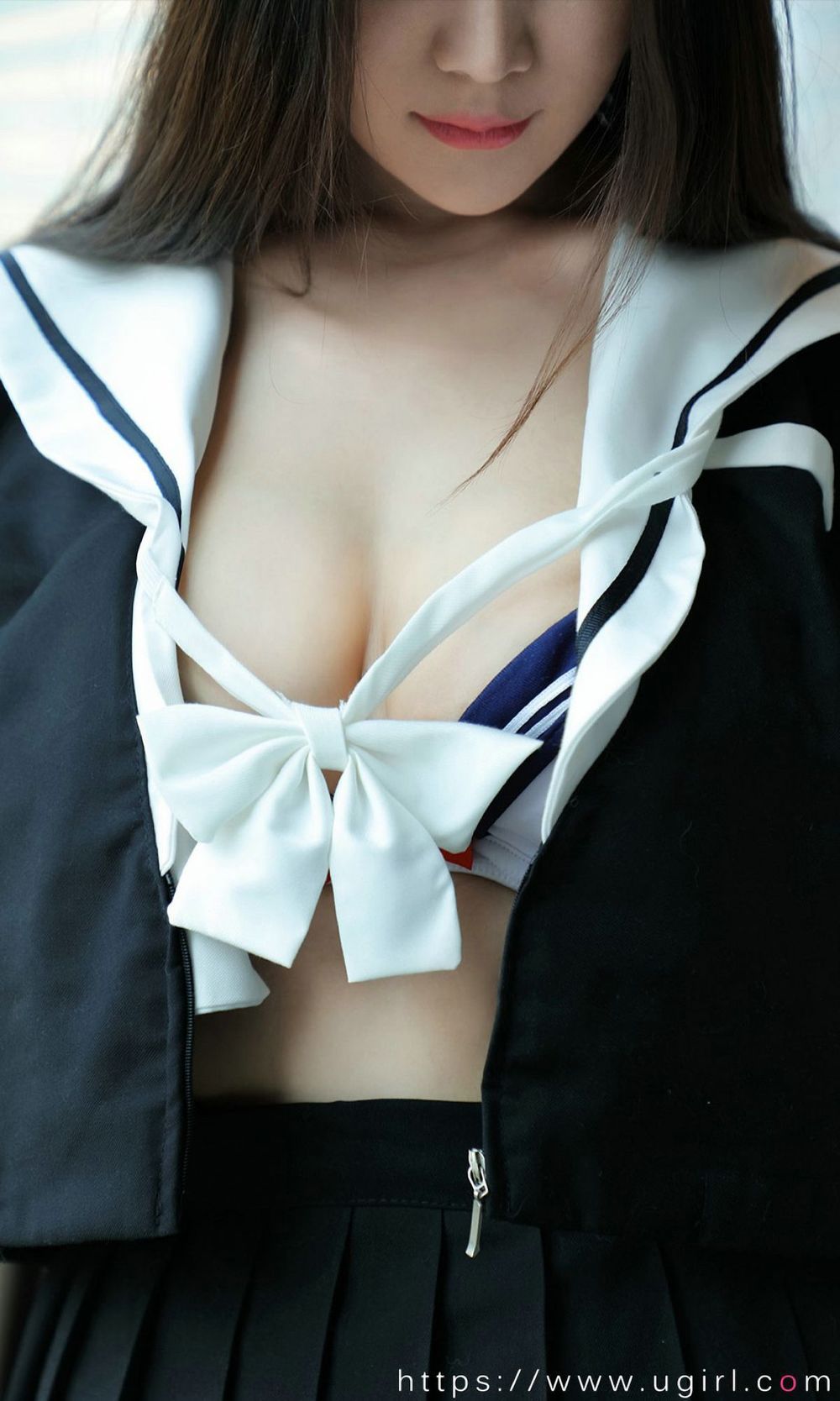 美女模特佐伊Zoe - 羞羞的制服学院风格性感写真