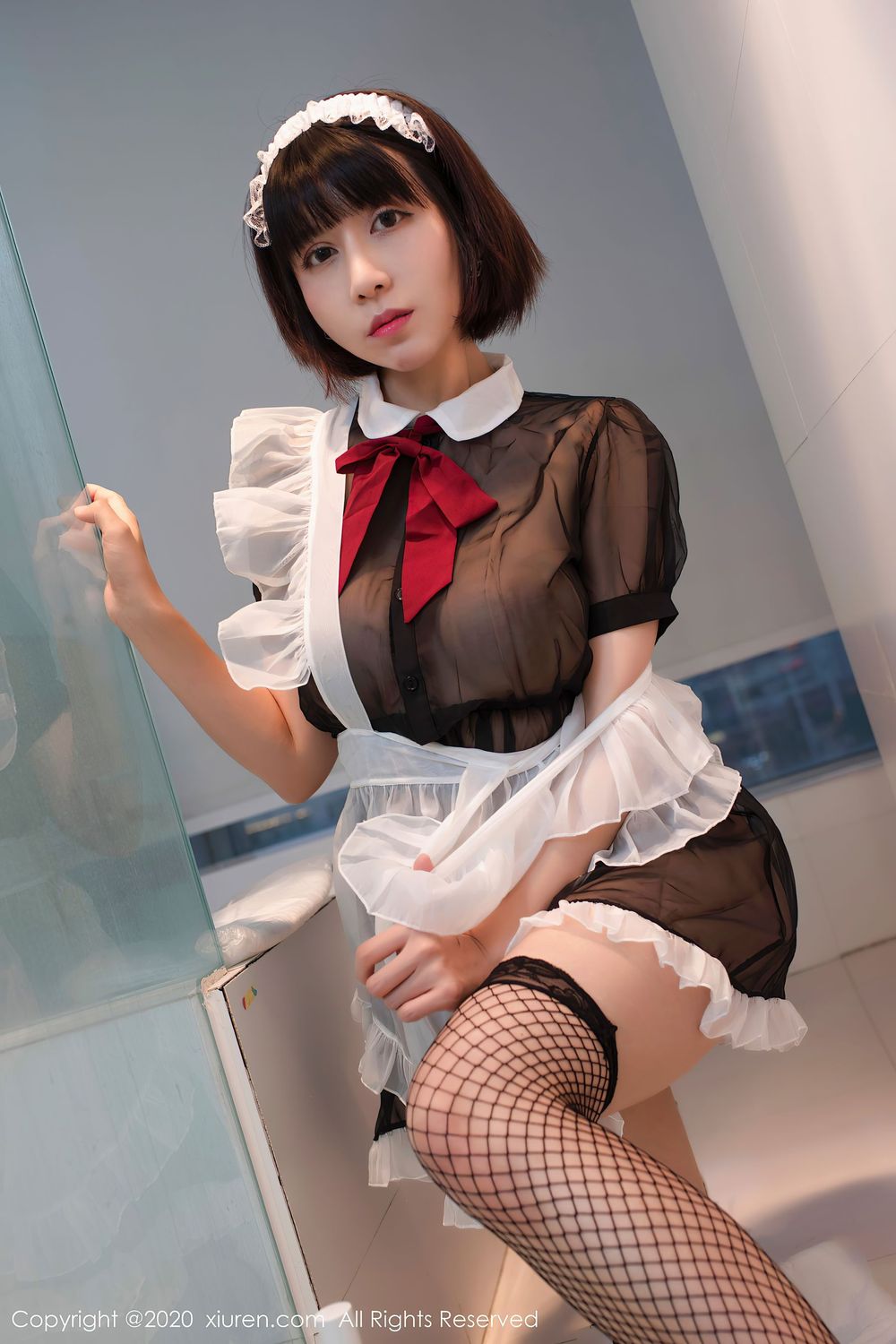 新晋大美妞安妮斯朵拉_Ann - 私属女仆管家服务主题写真
