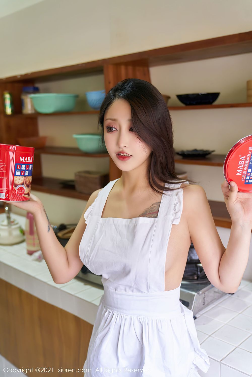 美女模特林子欣Freya - 厨房的诱惑主题性感写真