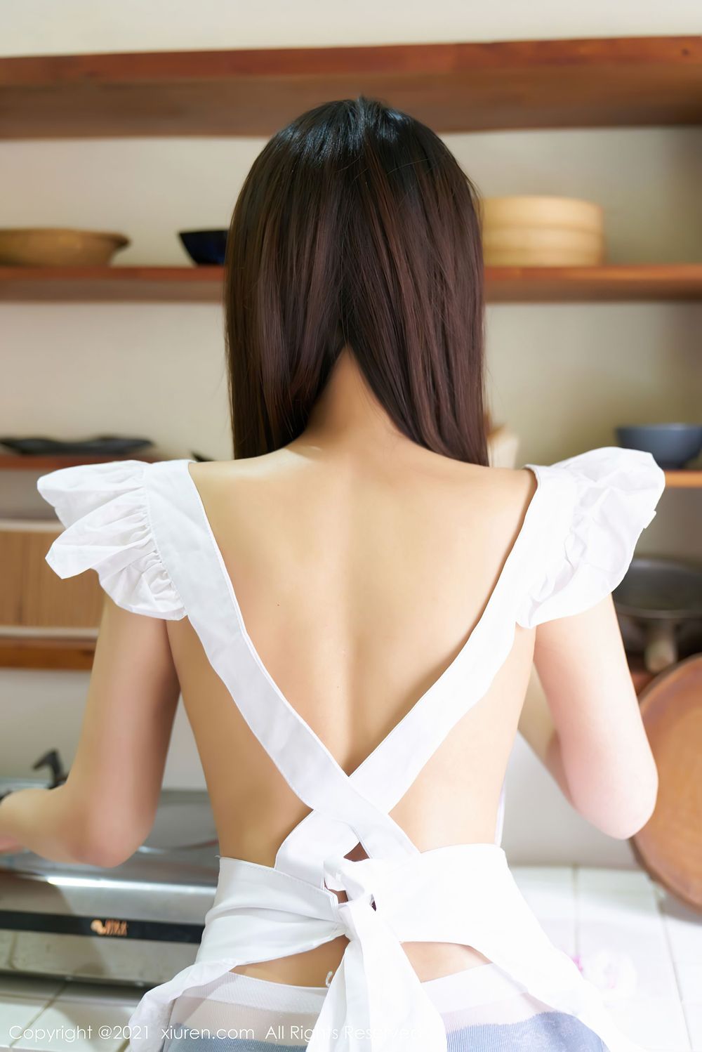 美女模特林子欣Freya - 厨房的诱惑主题性感写真
