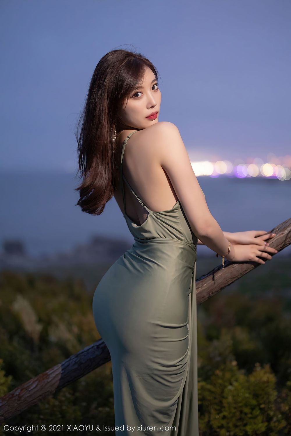 性感女神杨晨晨Yome - 轻透长裙户外系列青岛旅拍