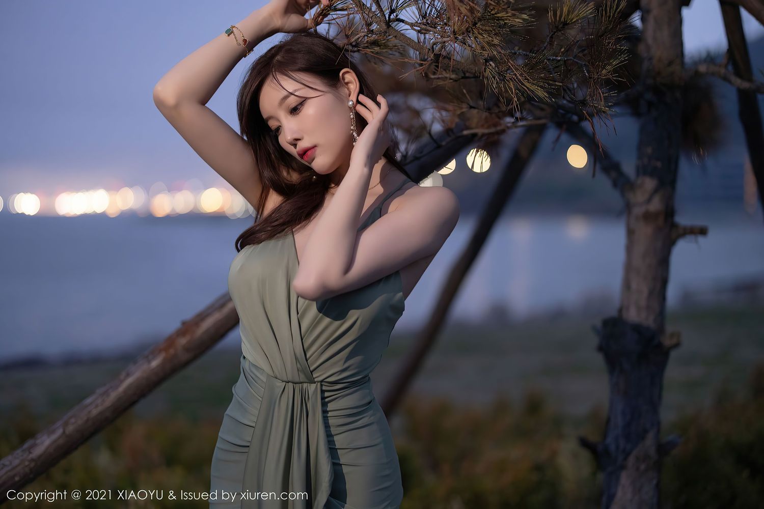 性感女神杨晨晨Yome - 轻透长裙户外系列青岛旅拍