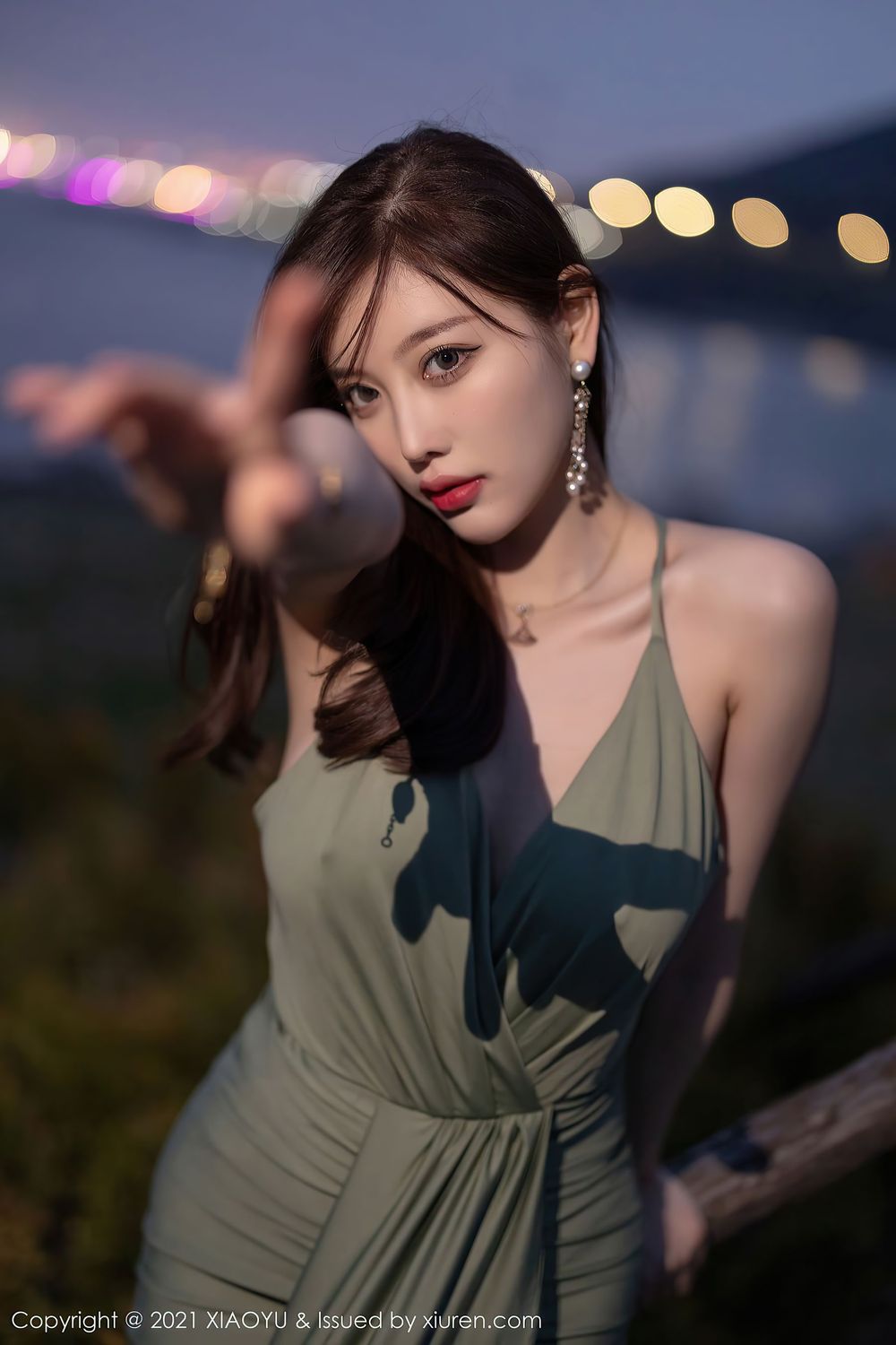 性感女神杨晨晨Yome - 轻透长裙户外系列青岛旅拍