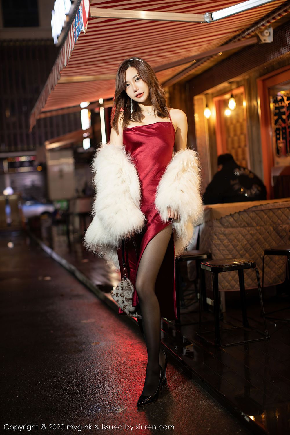 性感女神绮里嘉ula - 黑丝美腿+圣诞装扮主题写真
