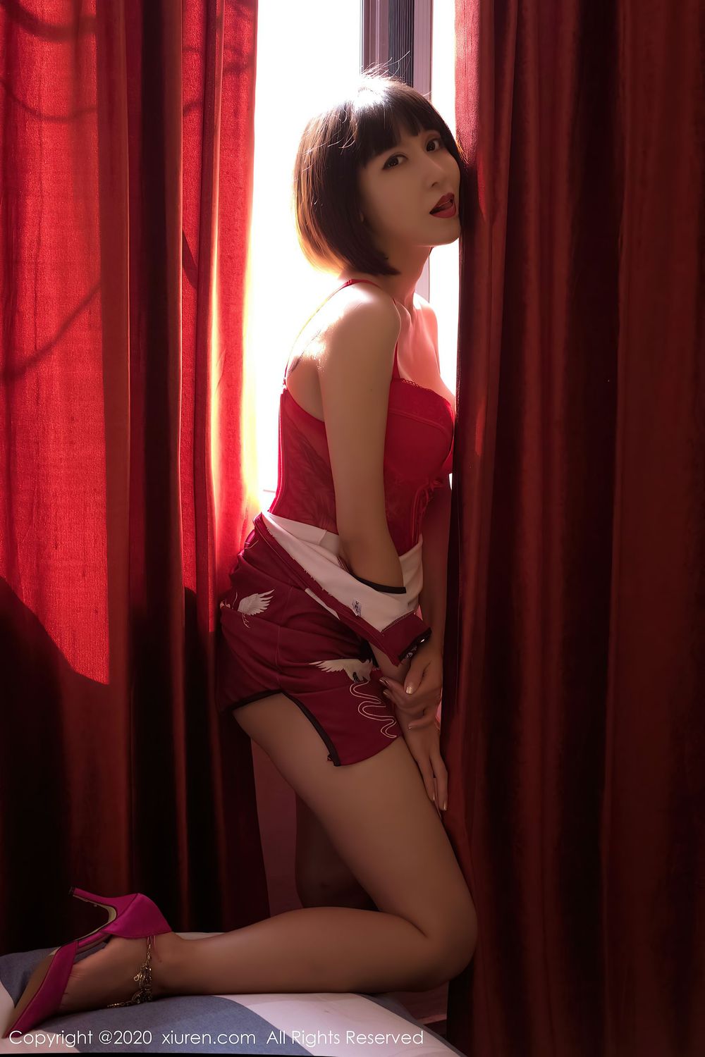 新人嫩模安妮斯朵拉_Ann - 堕落天使色戒旗袍装专辑