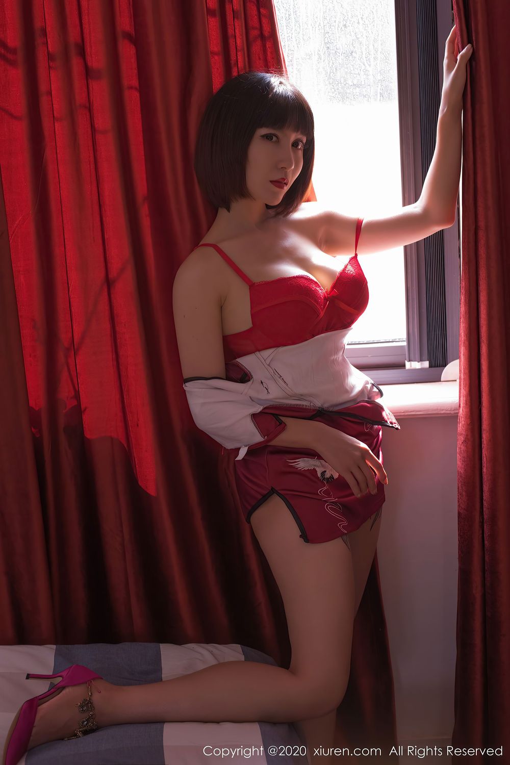 新人嫩模安妮斯朵拉_Ann - 堕落天使色戒旗袍装专辑