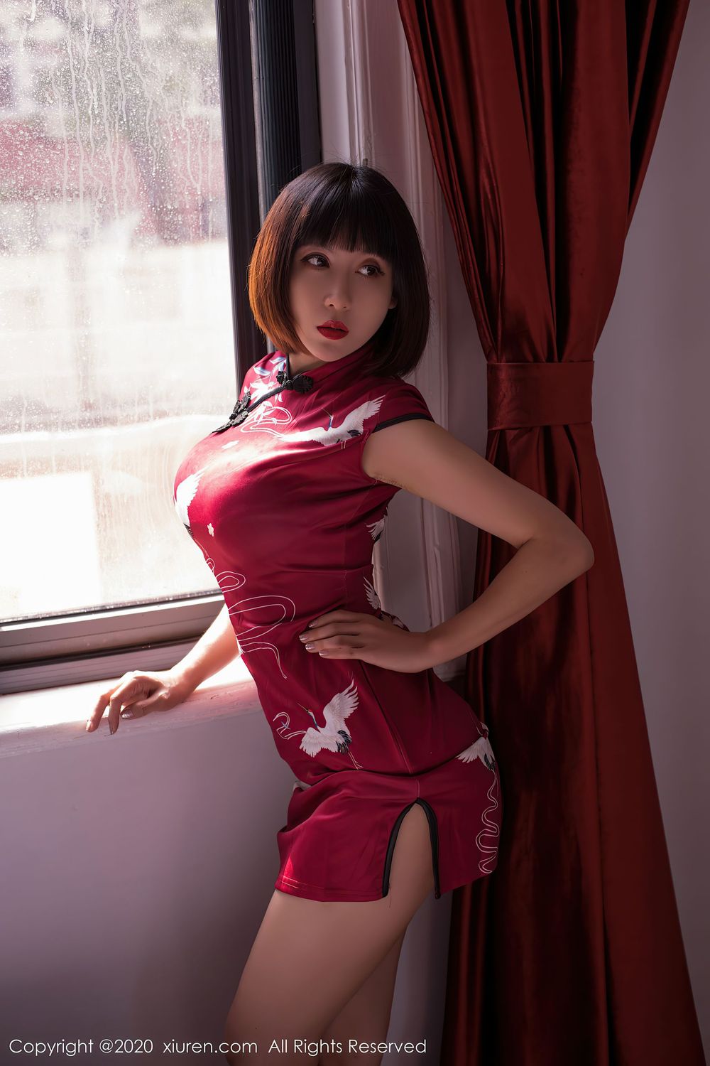 新人嫩模安妮斯朵拉_Ann - 堕落天使色戒旗袍装专辑