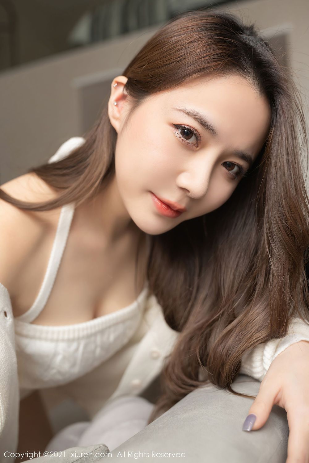 美女模特鱼子酱Fish - 居家人妻主题性感写真