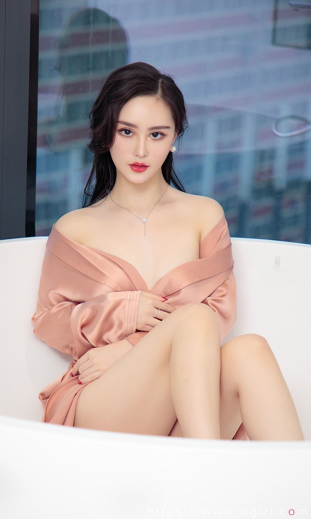 性感嫩模Hasand - 情趣内衣+丝质睡衣撩人写真