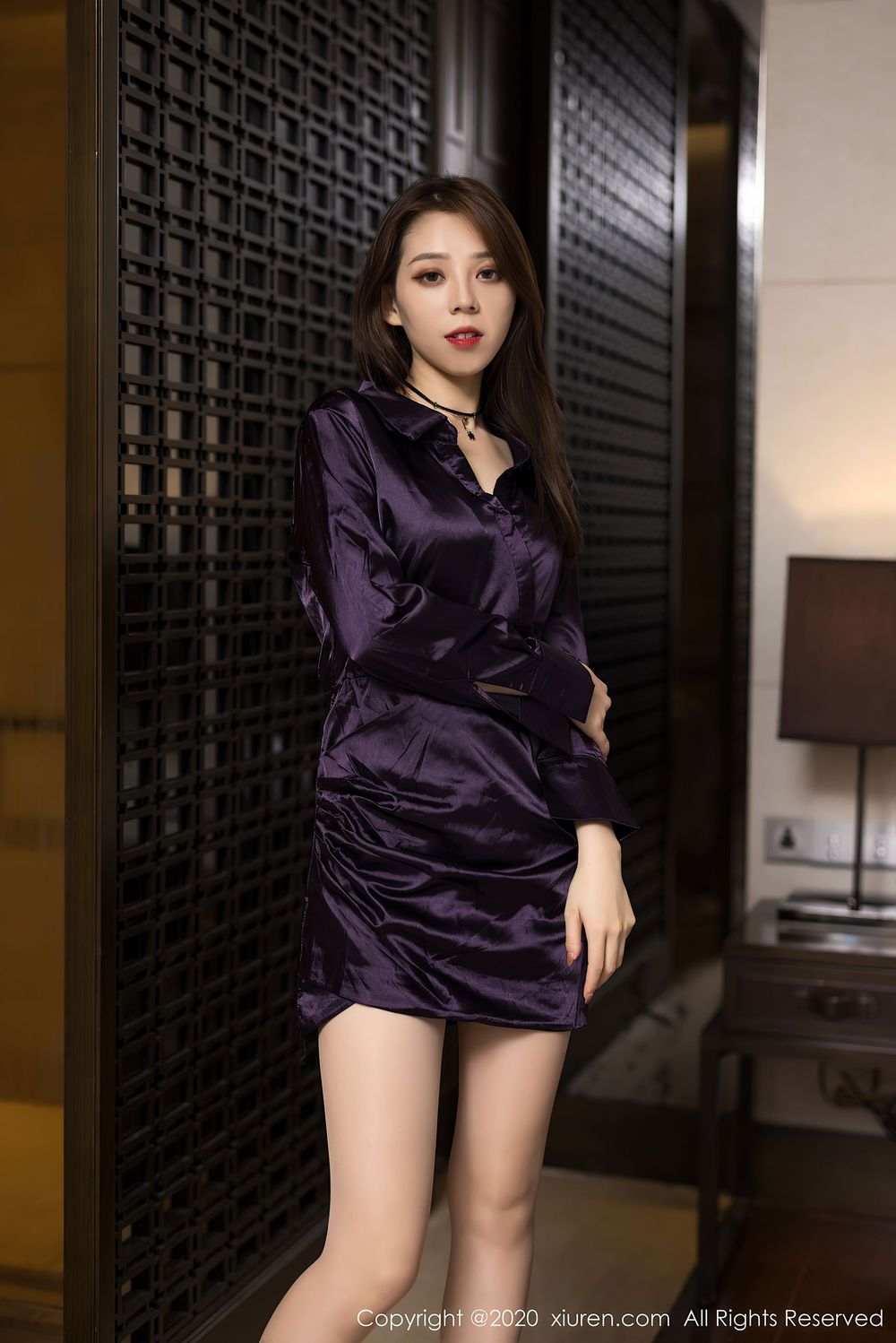 美女模特言沫 - 丝足美腿+高挑身材性感写真