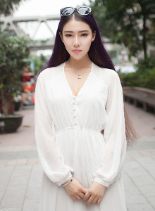 [XiuRen秀人网] 特级女神梦娜Vanessa - 一袭白衣款款而来性感写真 No.131