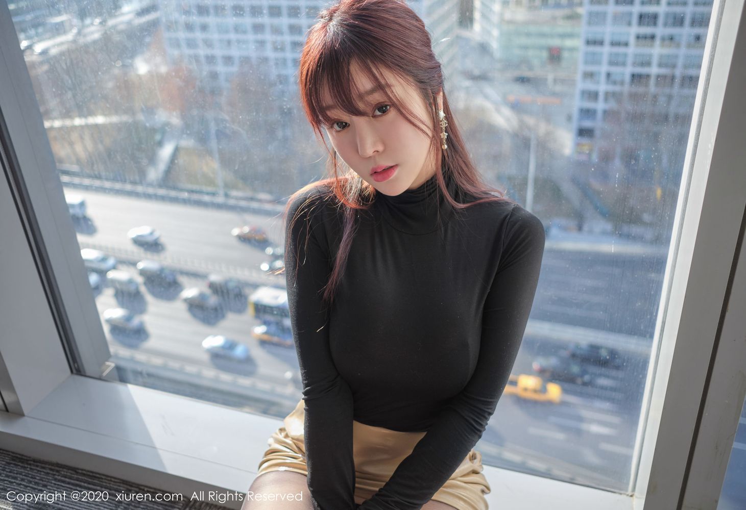 性感女神王雨纯 - 黑丝秘书+制服熟女气质写真