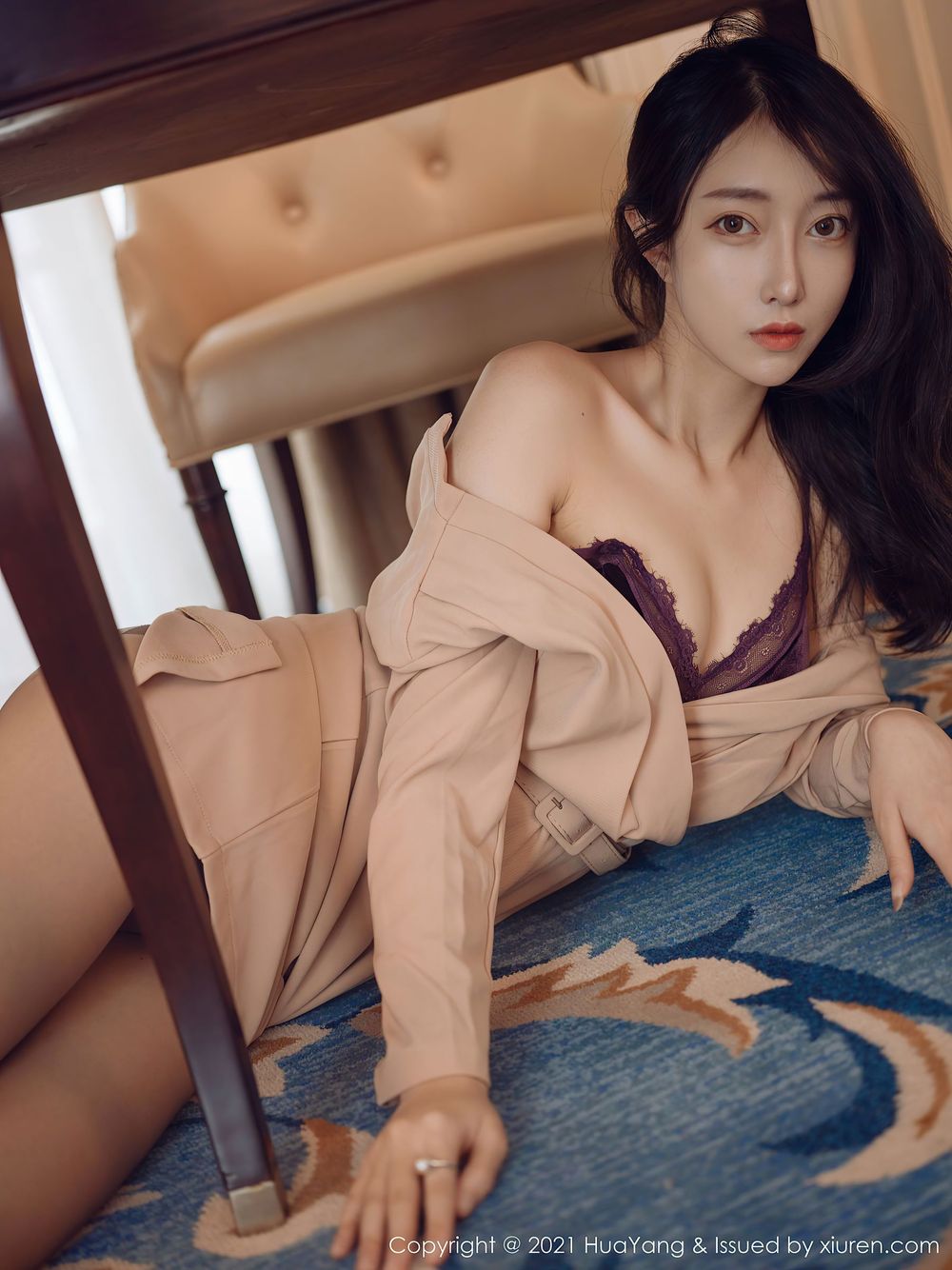 丽质美人玥儿玥er - 灰色调服饰+丝袜系列厦门旅拍