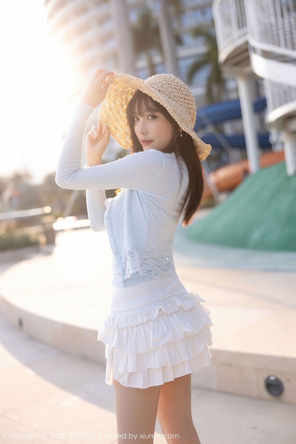 性感女神杨晨晨Yome - 草帽女孩海边沙滩娇柔拍摄