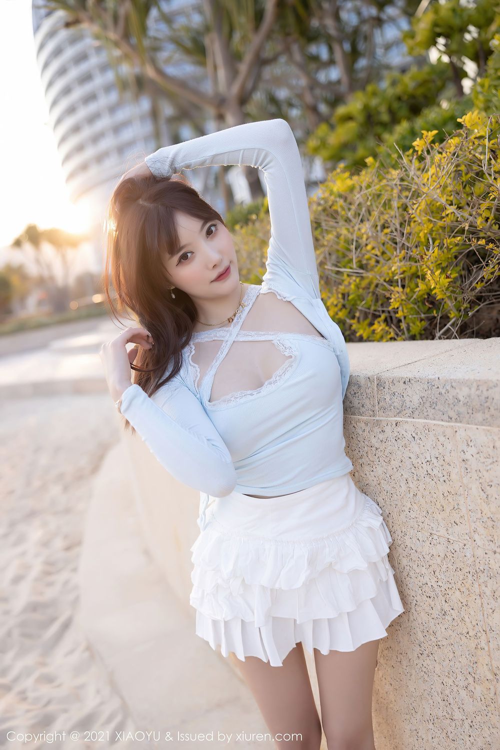 性感女神杨晨晨Yome - 草帽女孩海边沙滩娇柔拍摄