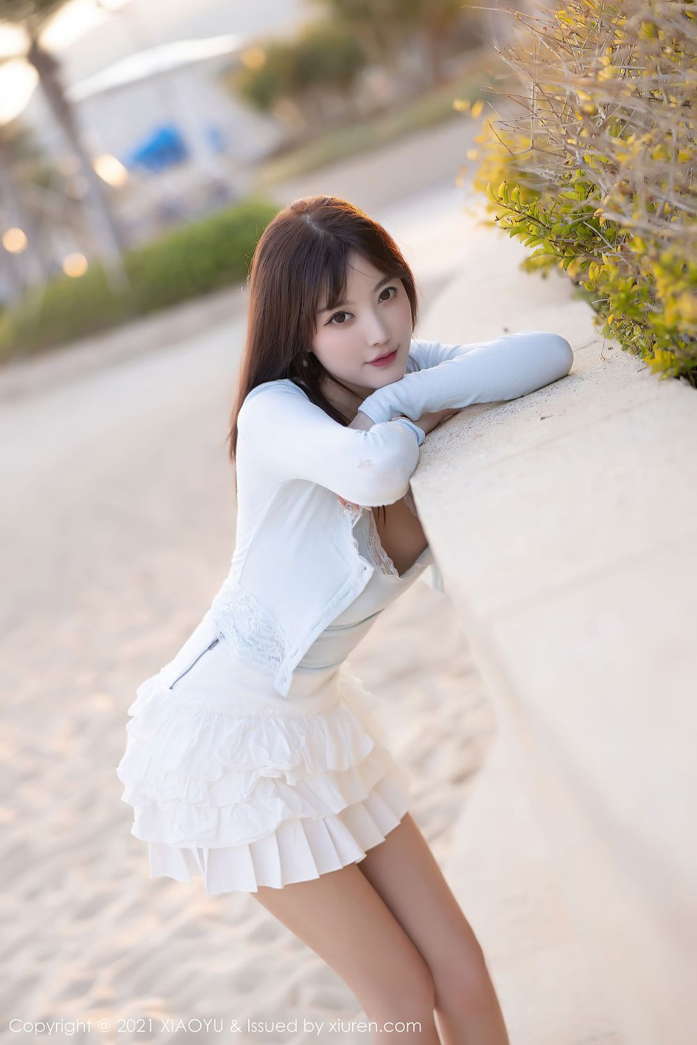 性感女神杨晨晨Yome - 草帽女孩海边沙滩娇柔拍摄