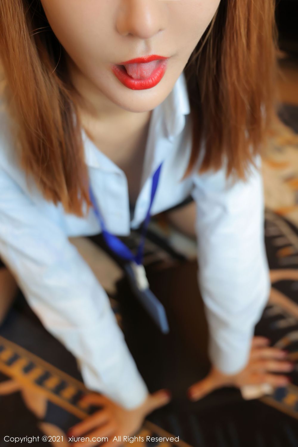 美女模特夏沫沫tifa - 职场制服+黑丝OL系列写真