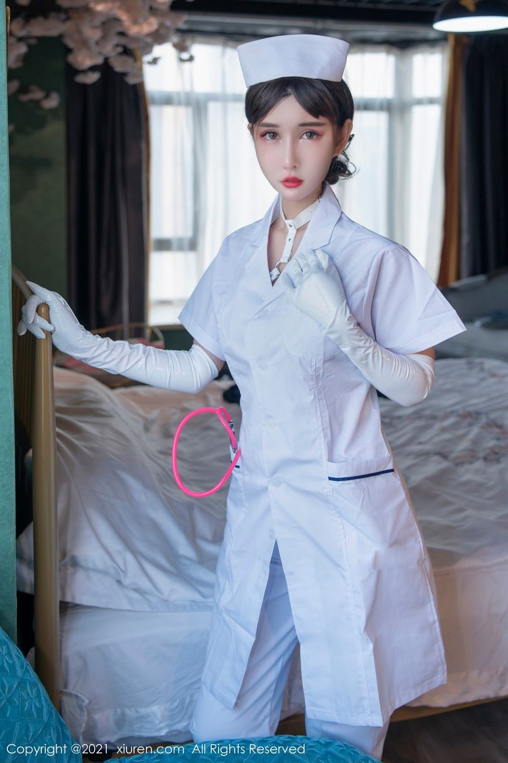 新晋模特夏沫沫tife - 魔鬼身材+护士制服系列写真