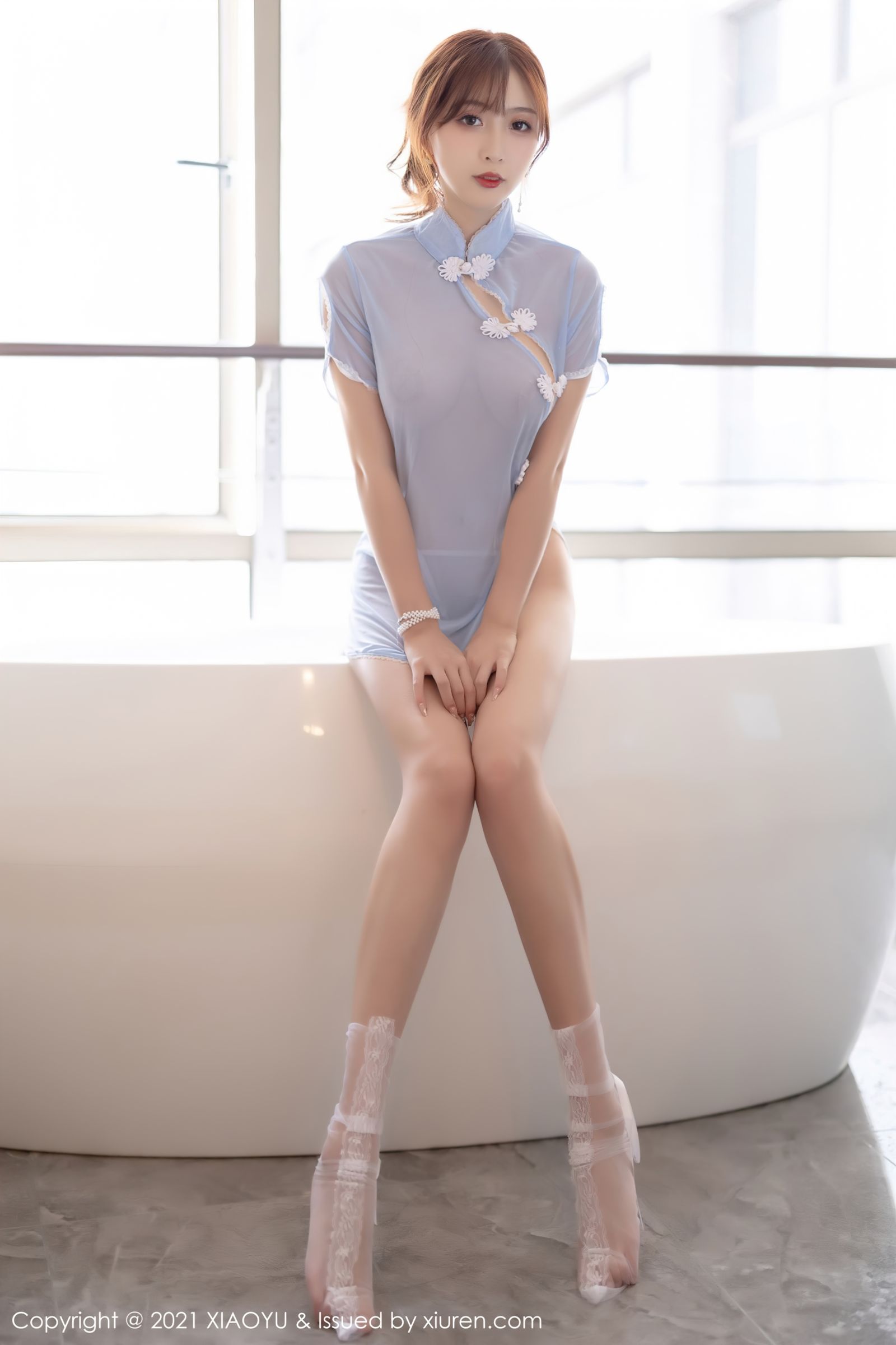 美女模特林星阑 - 古典旗袍+丝袜系列性感写真