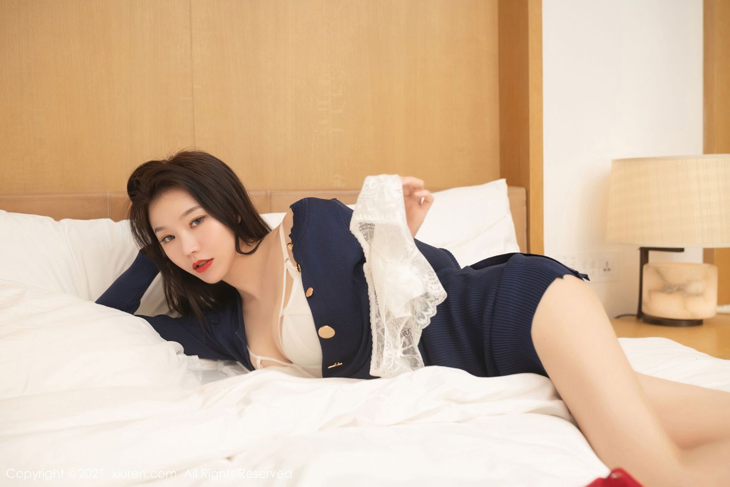 美女模特安然Maleah - 同事到家做客主题成都旅拍