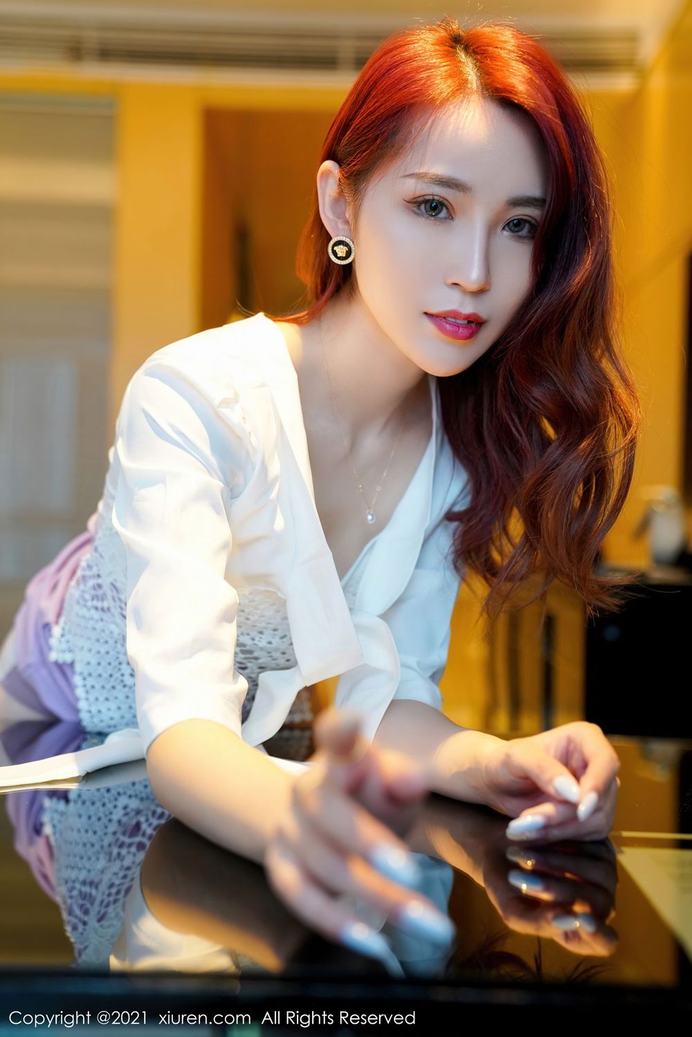 美女模特周慕汐baby - 连衣裙+丝袜系列淡雅写真
