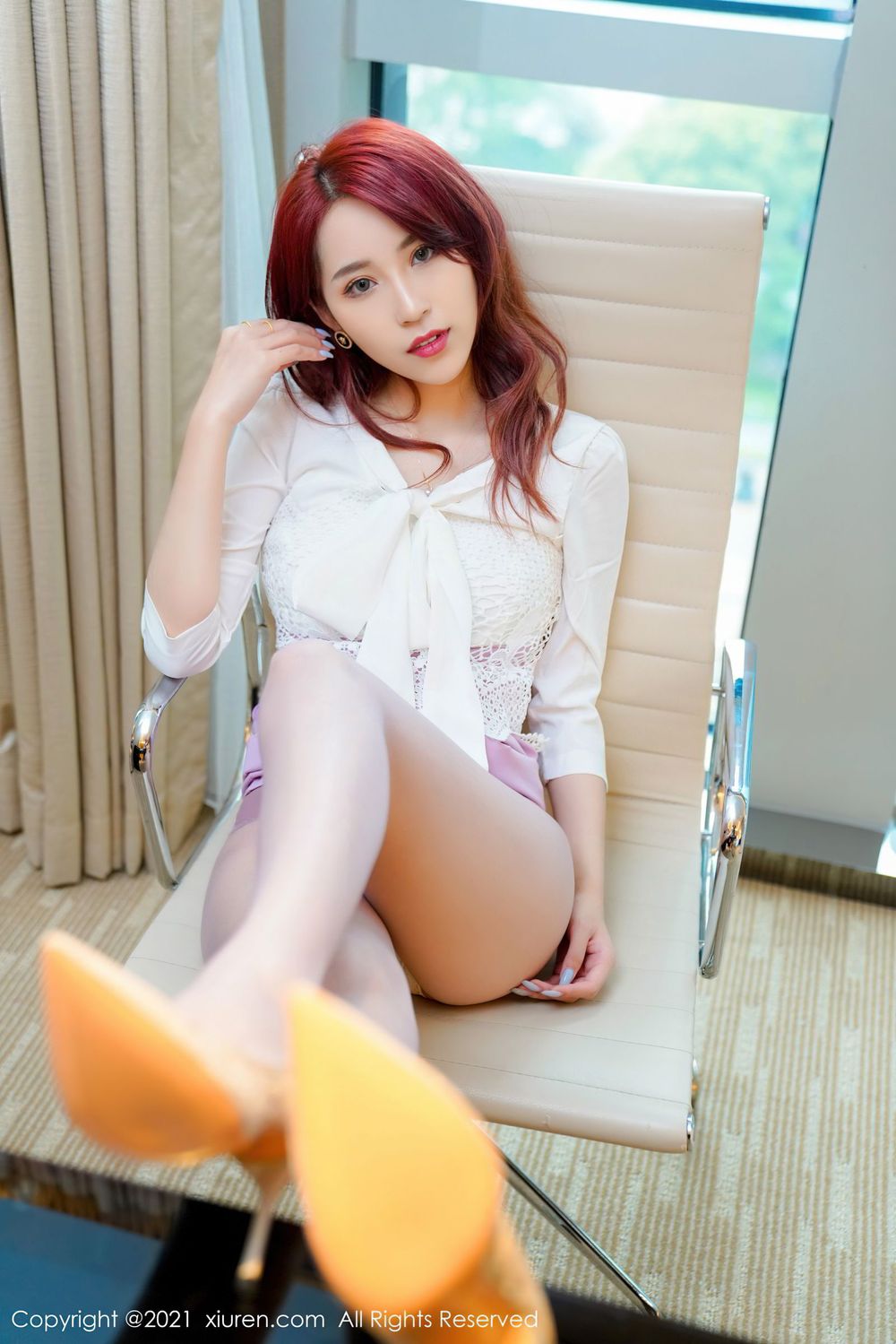 美女模特周慕汐baby - 连衣裙+丝袜系列淡雅写真