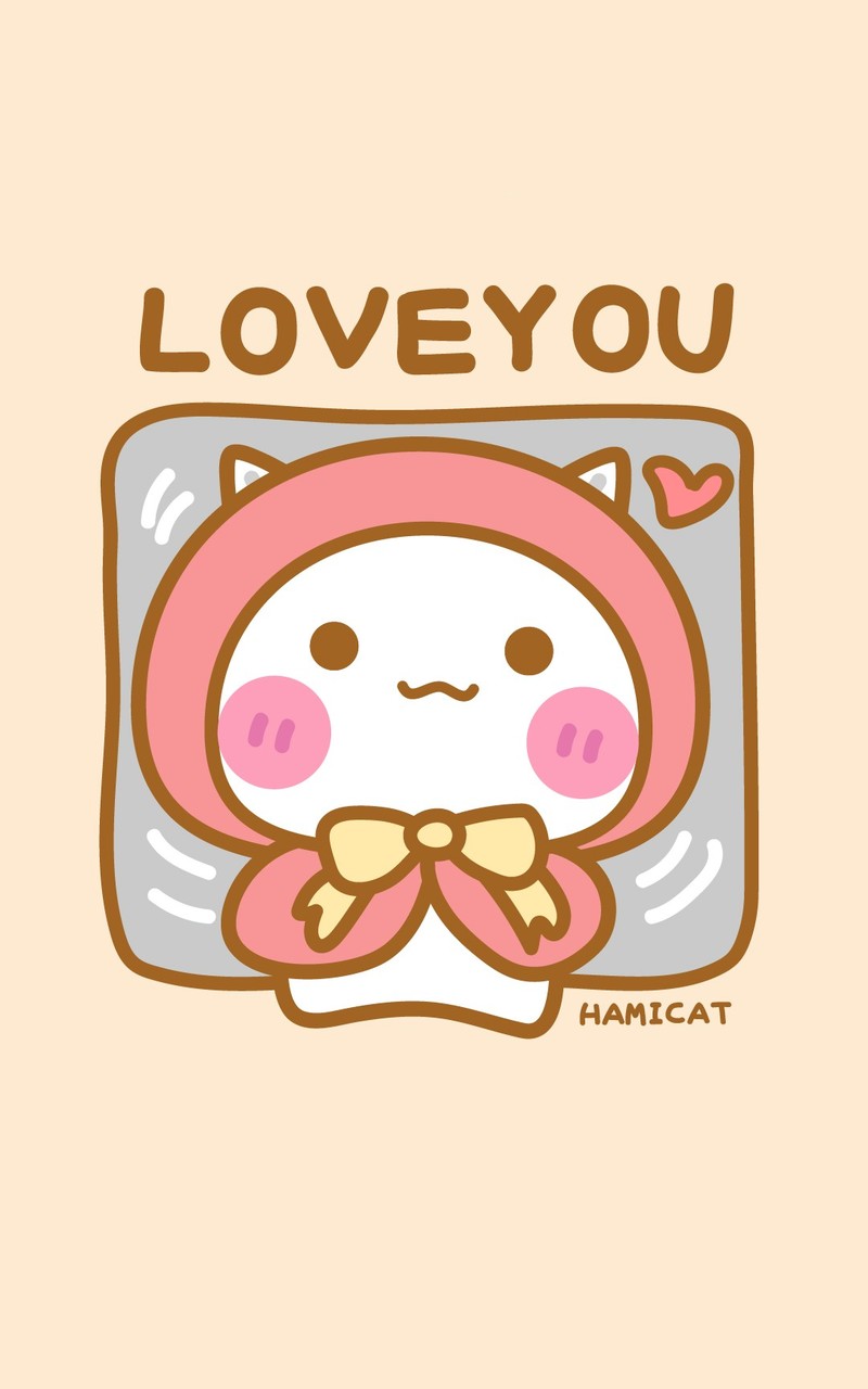 Hamicat哈咪猫&Midy咪蒂LOVEYOU主题卡通图片