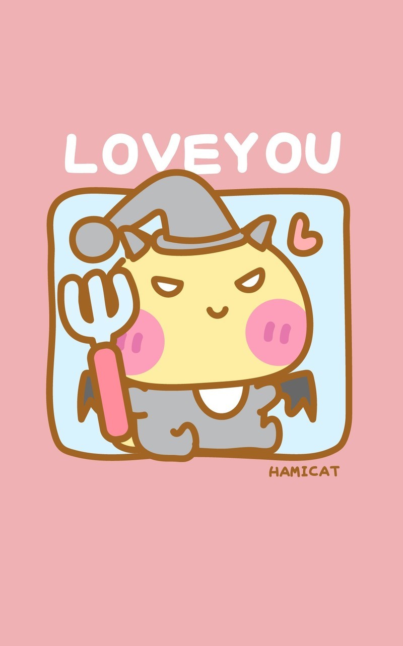 Hamicat哈咪猫&Midy咪蒂LOVEYOU主题卡通图片