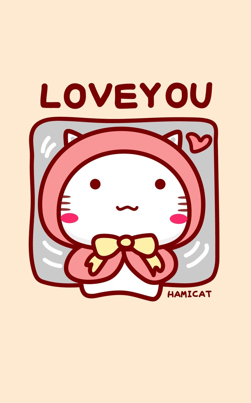 Hamicat哈咪猫&Midy咪蒂LOVEYOU主题卡通图片