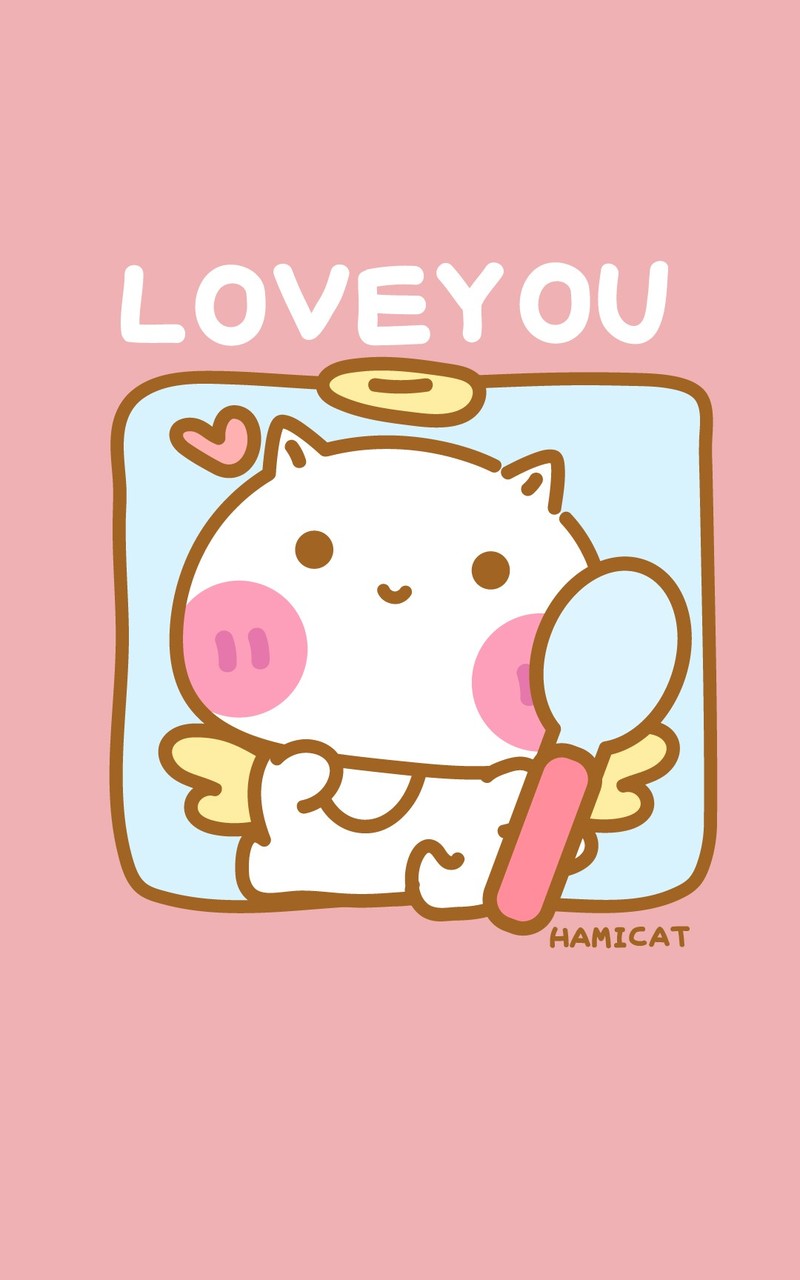 Hamicat哈咪猫&Midy咪蒂LOVEYOU主题卡通图片