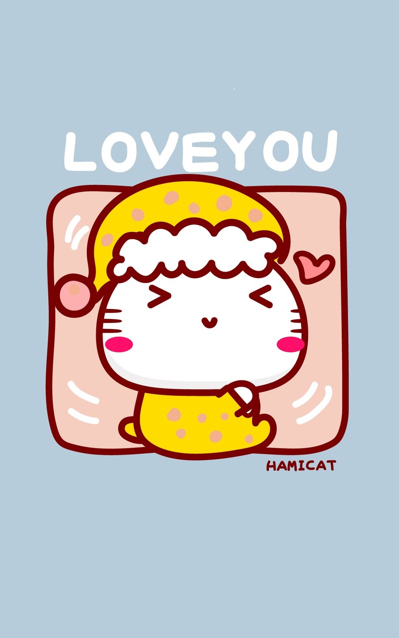 Hamicat哈咪猫&Midy咪蒂LOVEYOU主题卡通图片