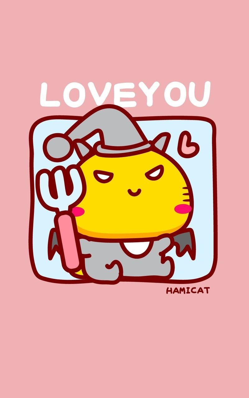 Hamicat哈咪猫&Midy咪蒂LOVEYOU主题卡通图片