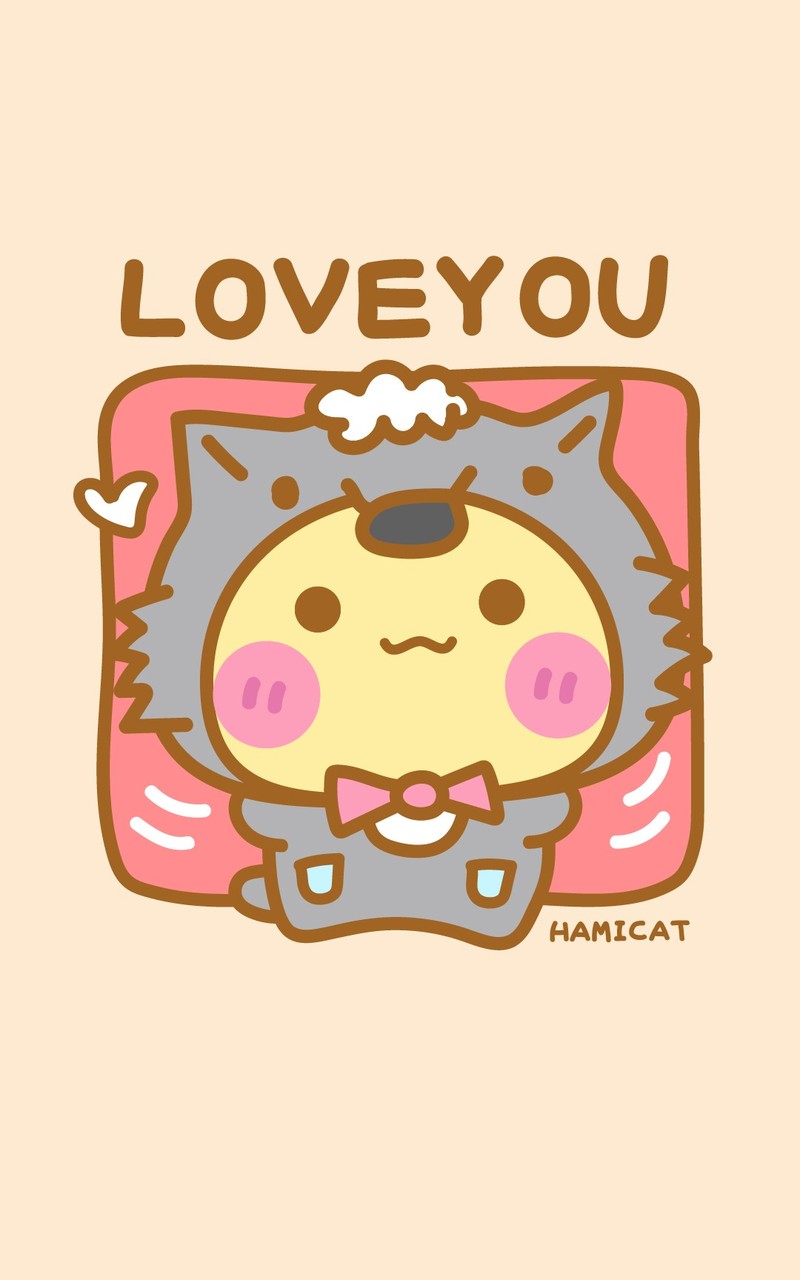 Hamicat哈咪猫&Midy咪蒂LOVEYOU主题卡通图片