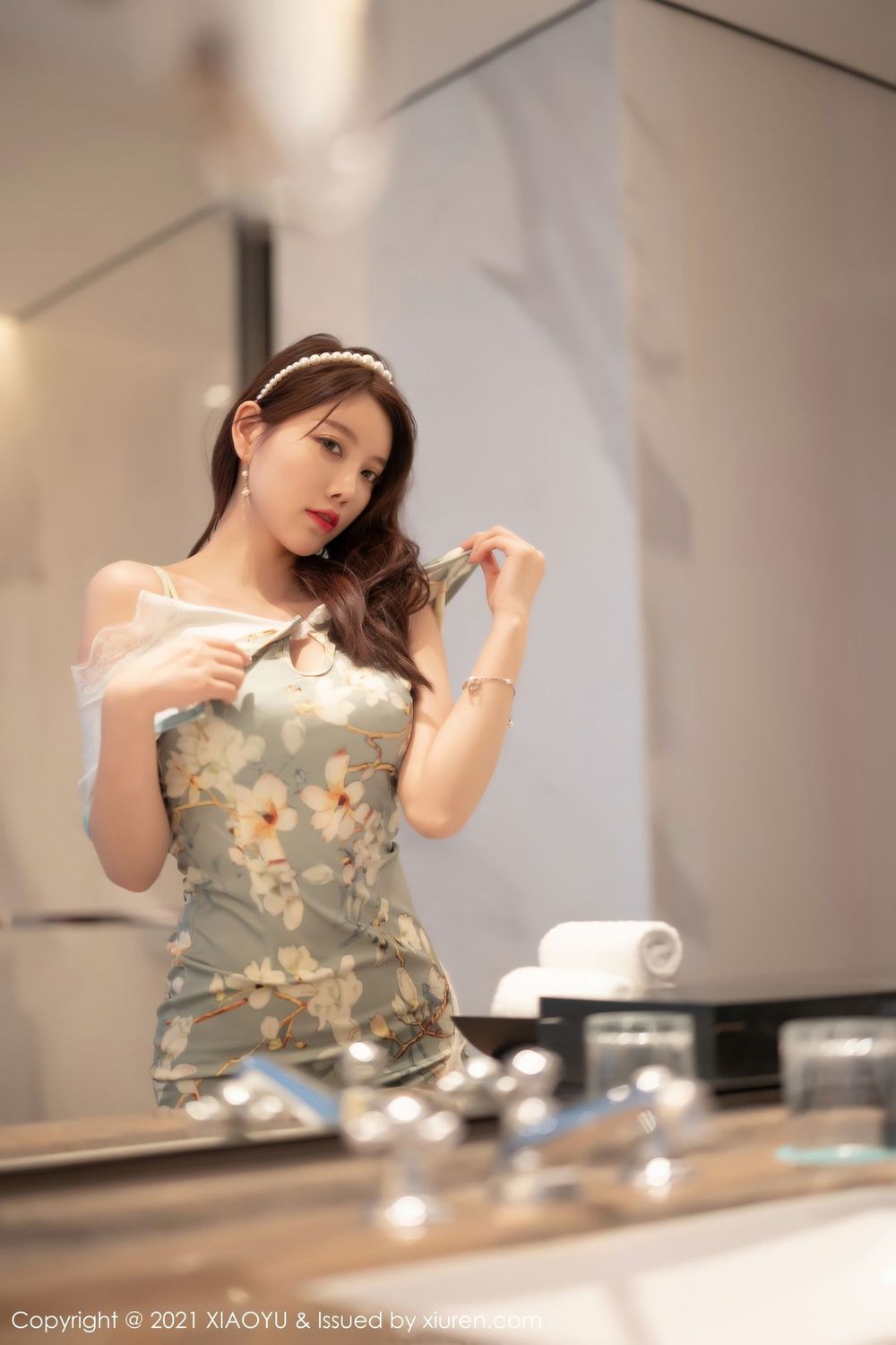 性感女神杨晨晨sugar - 韵味旗袍+丝袜系列私房写真
