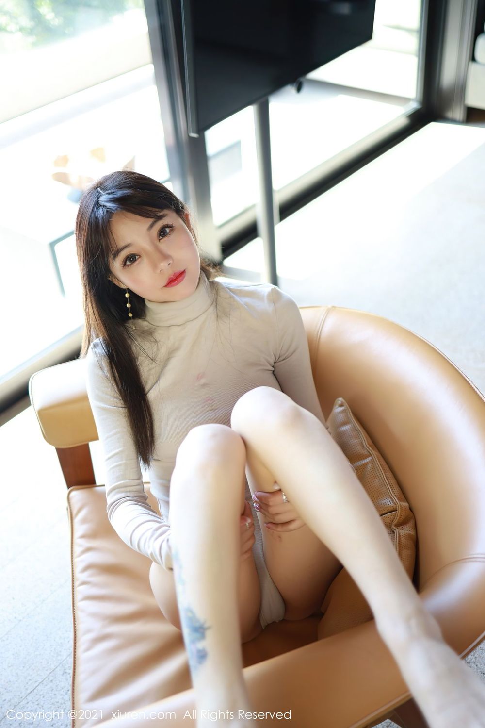 美女模特佘贝拉bella - 死库水+牛仔裤系列写真
