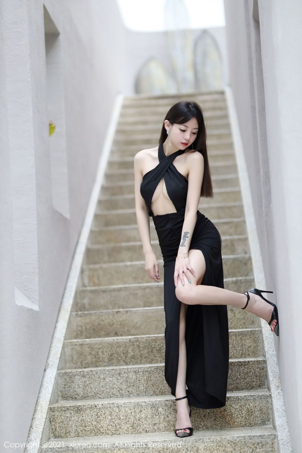 美女模特佘贝拉bella - 连衣裙系列西双版纳旅拍