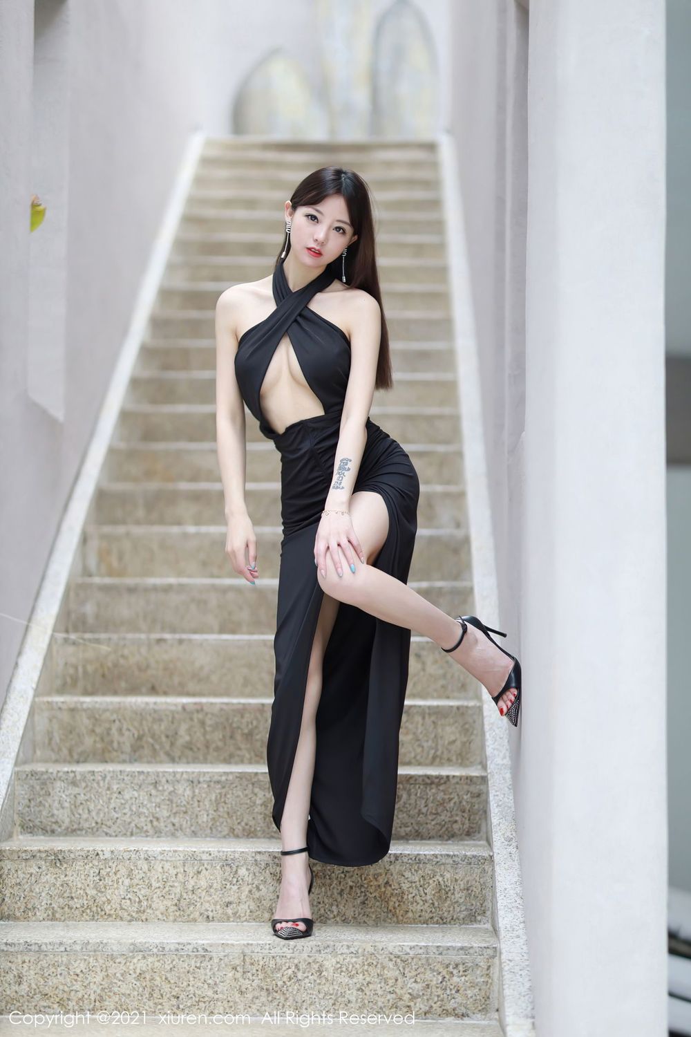 美女模特佘贝拉bella - 连衣裙系列西双版纳旅拍