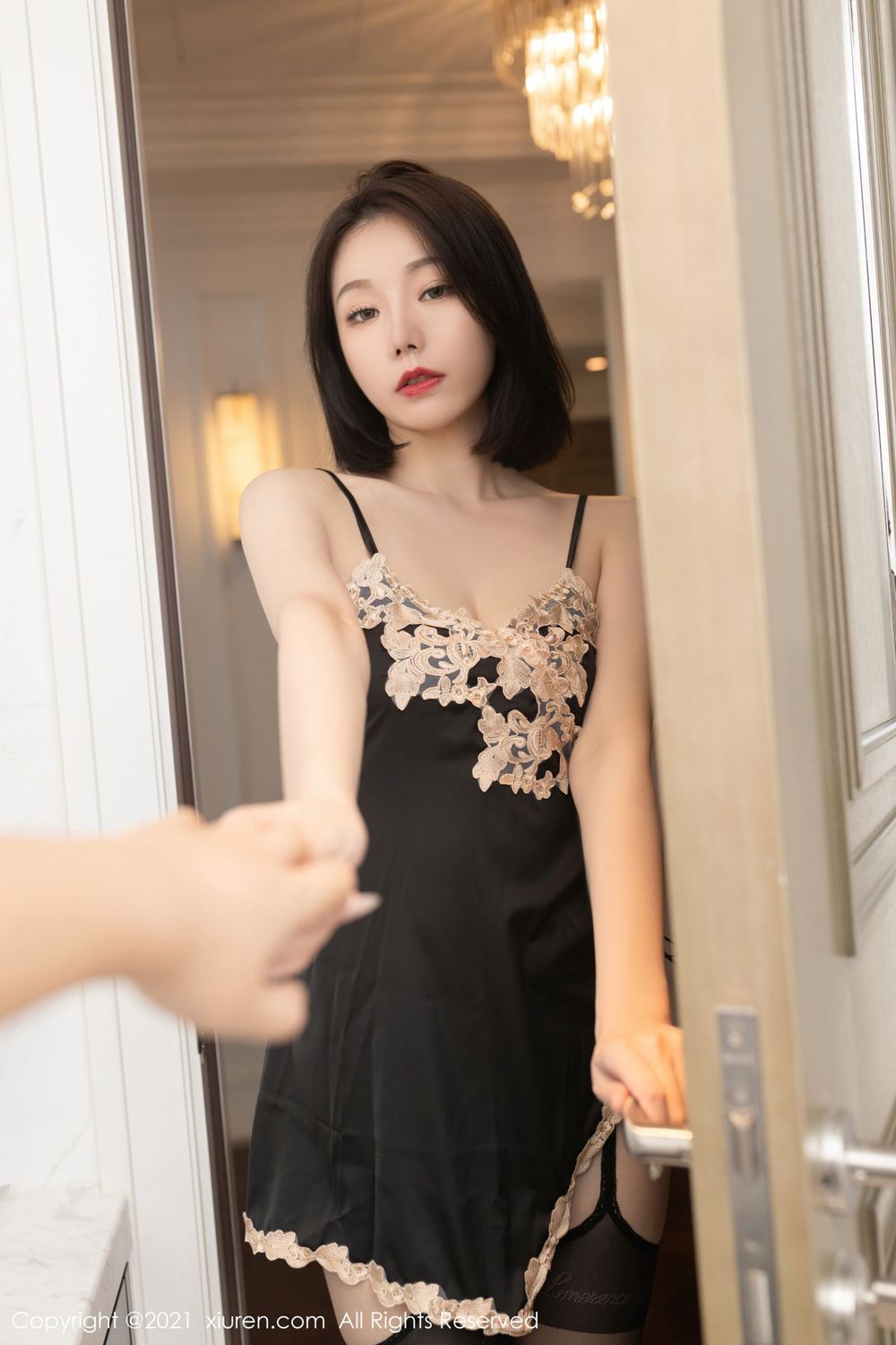 美女模特安然Maleah - 情趣服饰+黑丝系列写真