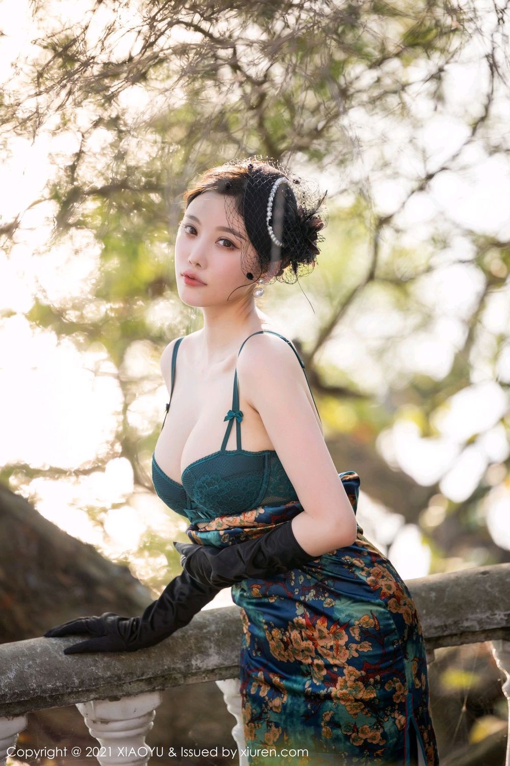 性感女神杨晨晨Yome - 旗袍黑丝广西心愿旅拍