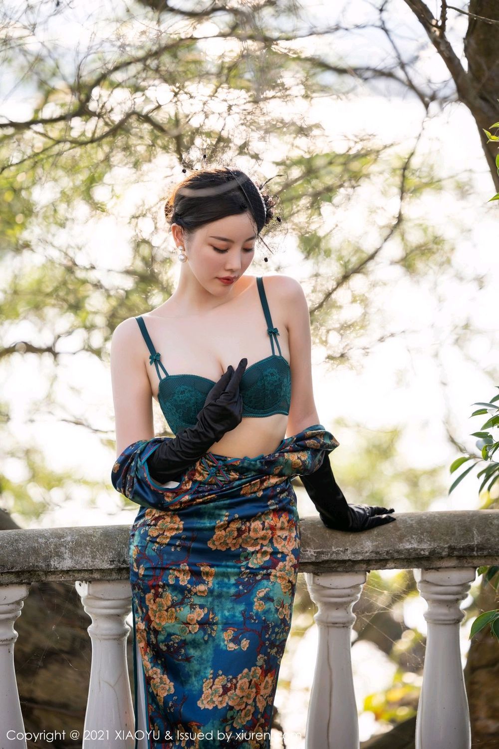 性感女神杨晨晨Yome - 旗袍黑丝广西心愿旅拍